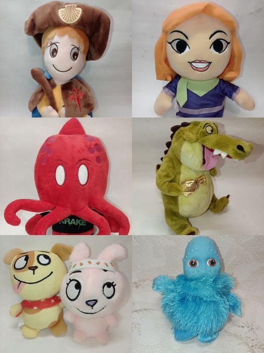 Крокодил Луис Дафна Блейк Boohbah Осьминог Сантьяго love monster