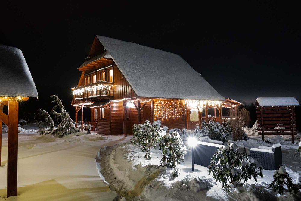 Święta Boże Narodzenie/ Ferie Karkonosze – Domek 8 os Sauna / Jacuzzi