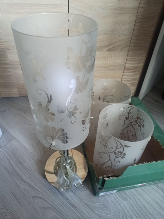 Lampka i 2 klosze Zestaw Okazja