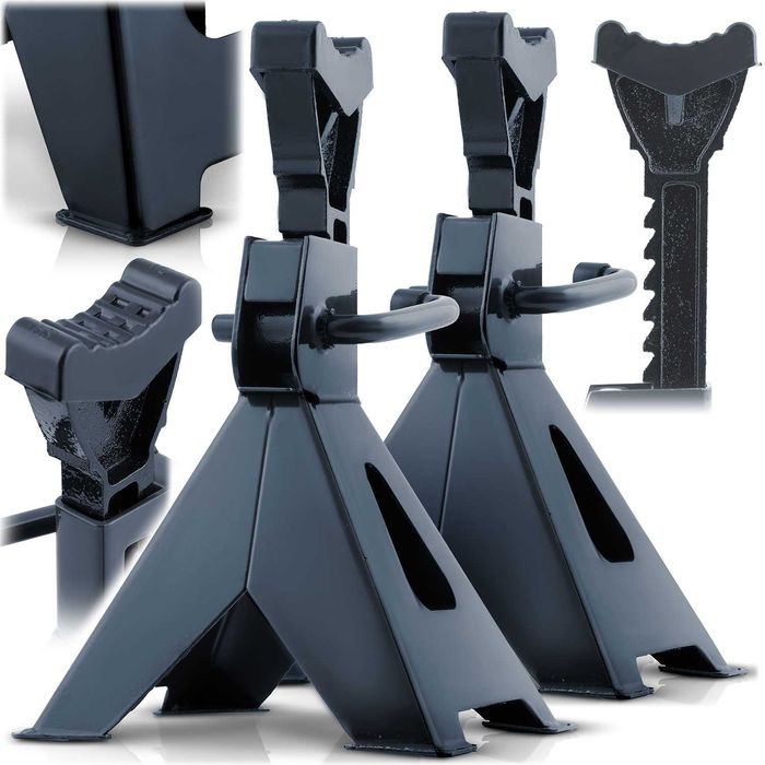 2x KOBYŁKI SAMOCHODOWE Warsztatowe Garażowe do Auta Stalowe Regulowane