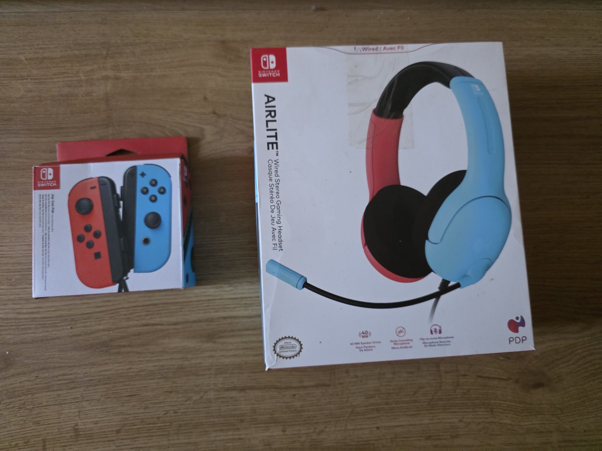 Kontroler Nintendo Switch Joy-Con + Słuchawki