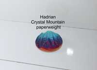 Hadrian Crystal przycisk do papieru lata 60-te