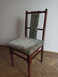 krzesło tapicerowane drewniane, kuchenne, do stołu,