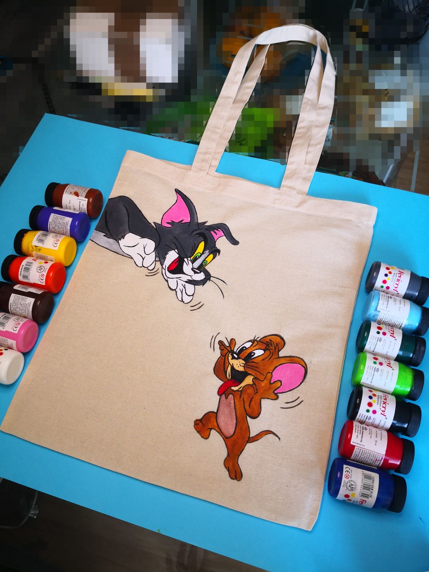 Torba bawełniana shopper/Tom and Jerry