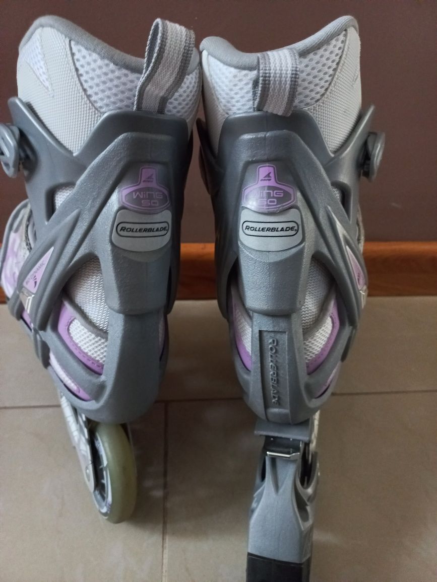 Nr 13 Rolki ROLLERBLADE WING 50 Rozmiar 42,5 dł wkładki 27,5 cm