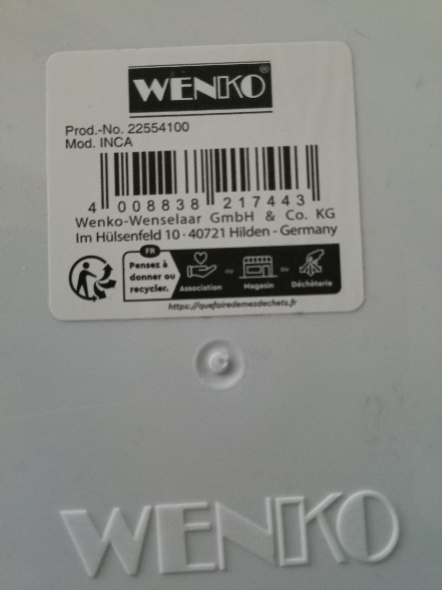 Kosz na śmieci  Wenko Inca 5 litrów