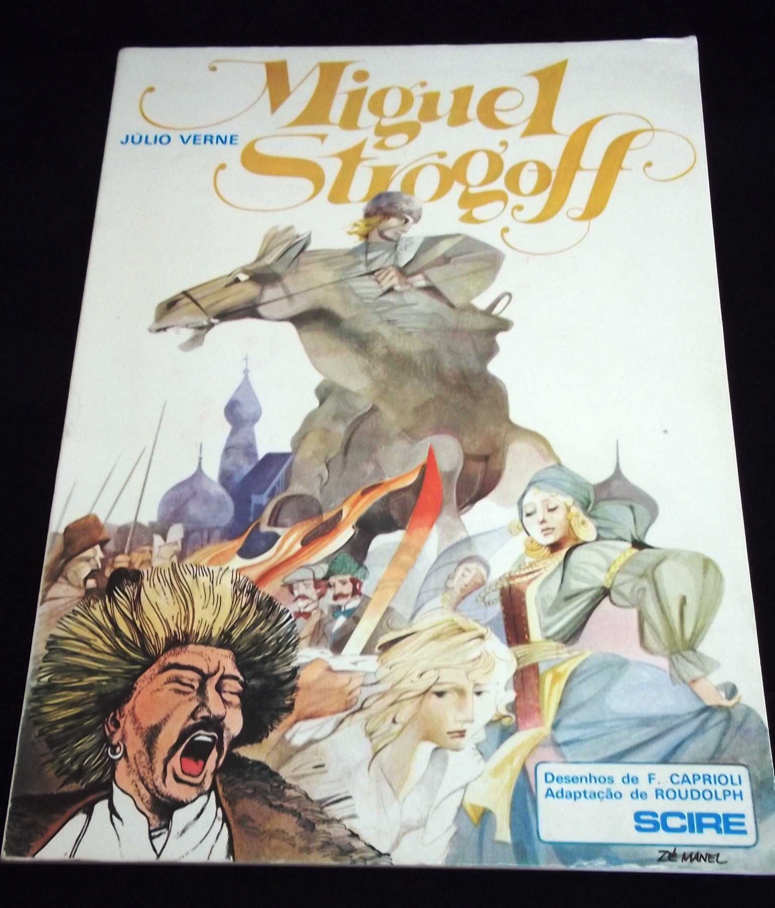 Livro BD Miguel Strogoff O Correio do Czar Júlio Verne