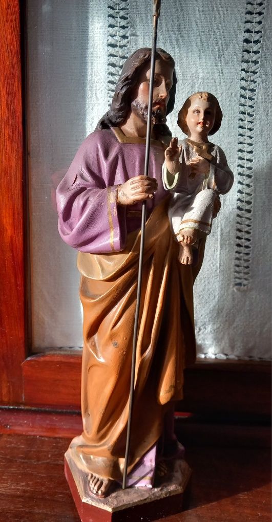 Arte Sacra - São José com o Menino Jesus