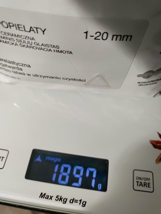 ATLAS fuga ceramiczna kolor popielaty 202 opakowanie 1,9kg