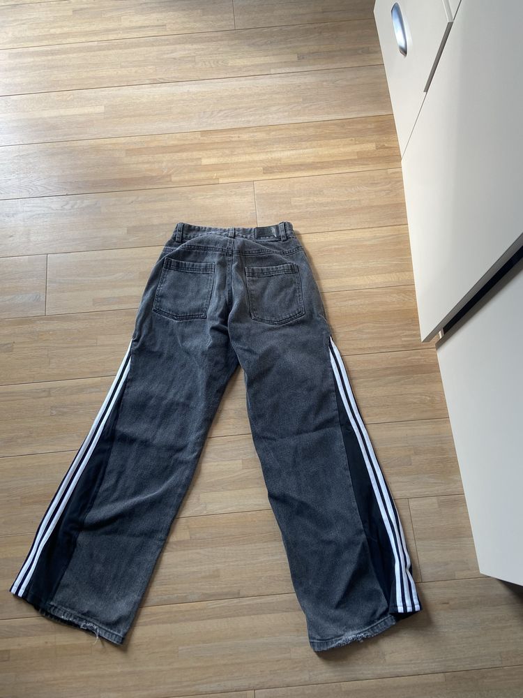 Adidas balenciaga кастом джинси
