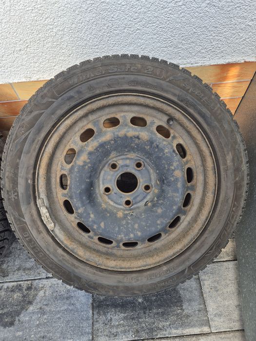 Koła Felgi stalowe 5x112 16" Audi opony zimowe