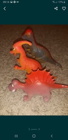 Gumowe Dinozaury 3szt