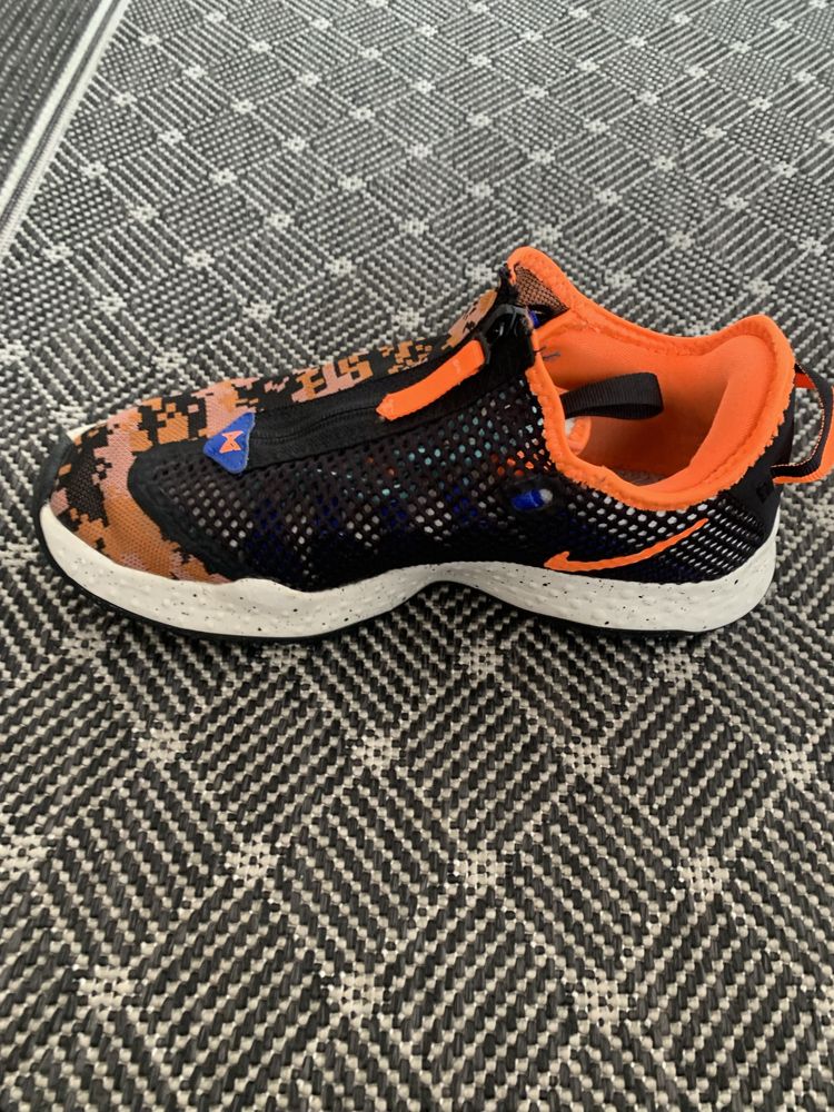 2020 Nike Paul George PG 4 Digi Camo Light Cream Total Orange Sneakers