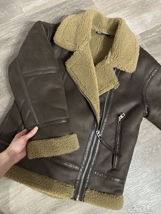 Дублянка Zara коричнева