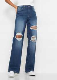B.P.C jeansy dziury szerokie r.48