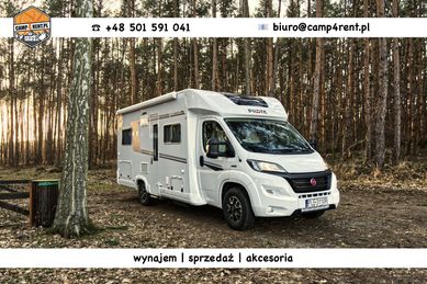 Wynajem kampera | Wypożyczalnia kamperów | Półintegra | Camp4Rent