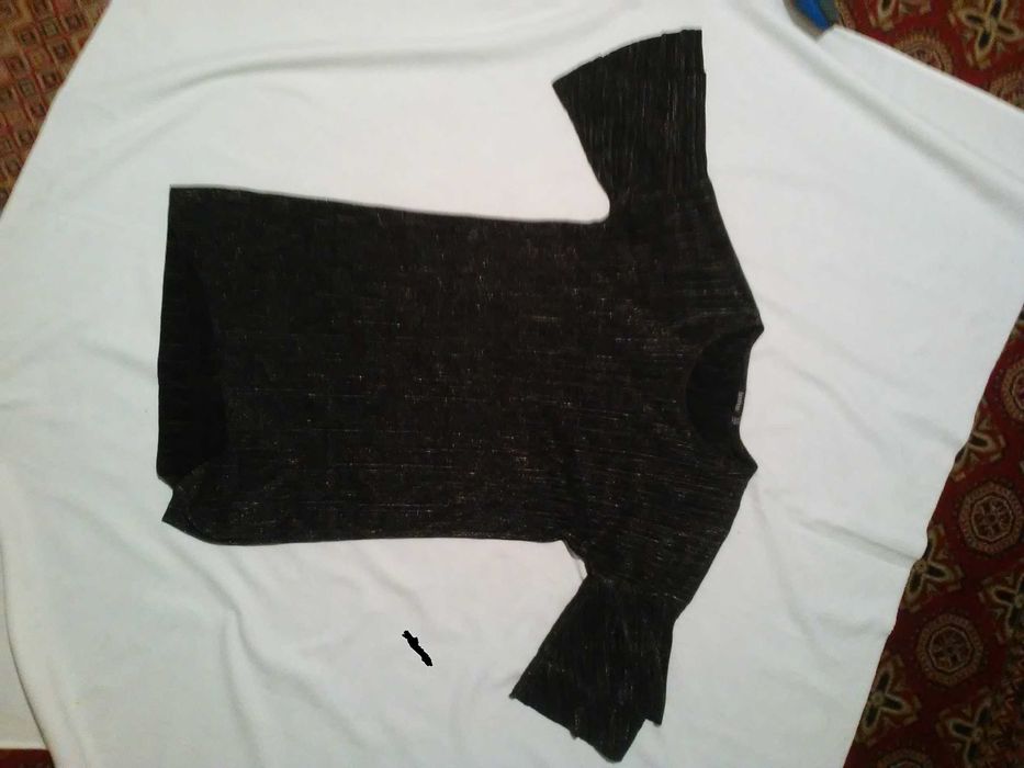 sukienka tunika BooHoo r.12 mieniąca się roz.36 do 44 WYMIARY!