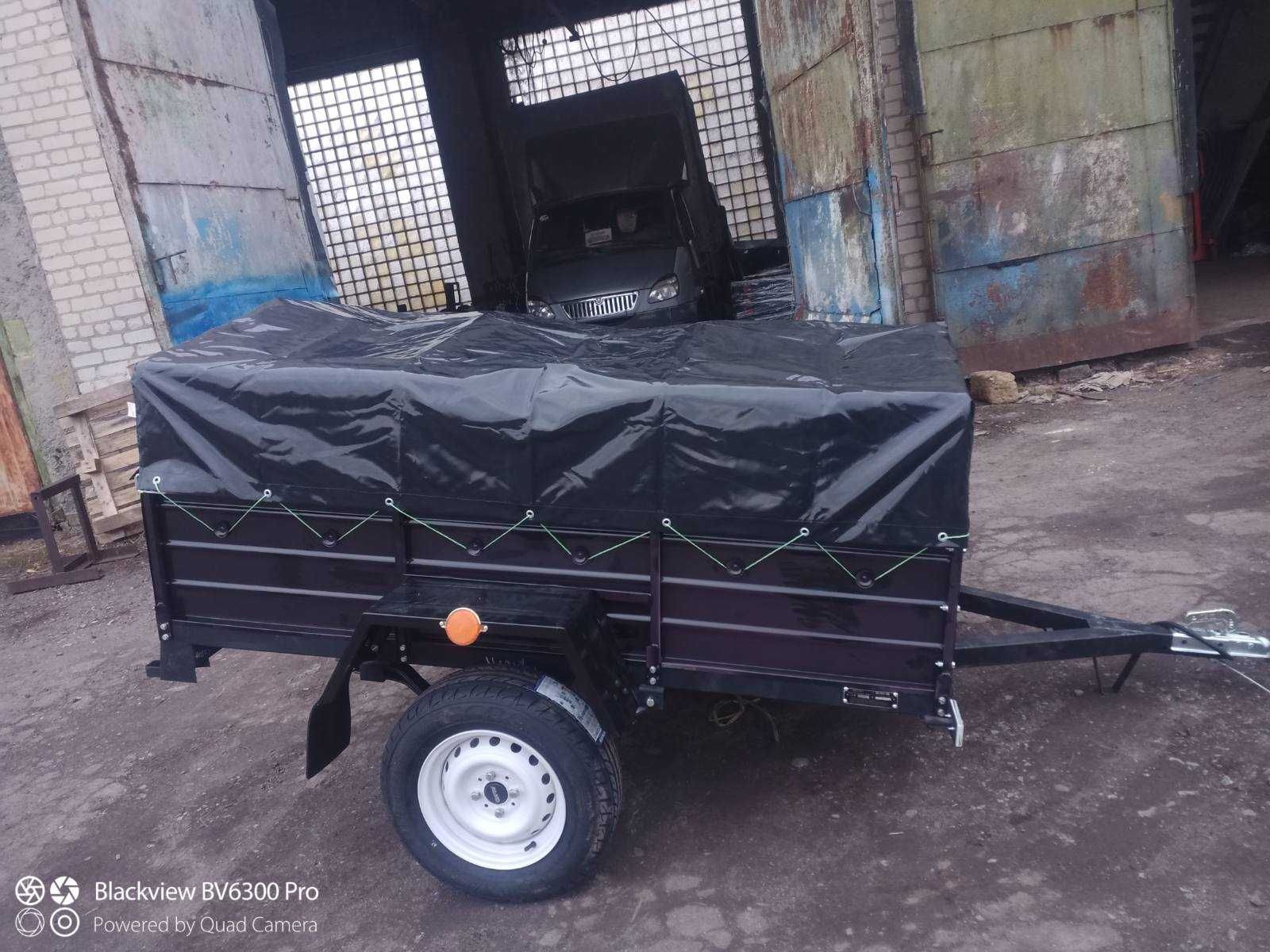 Прицеп  Причіп посилений 2300/1300/510 із заводу. Документи. Доставка.
