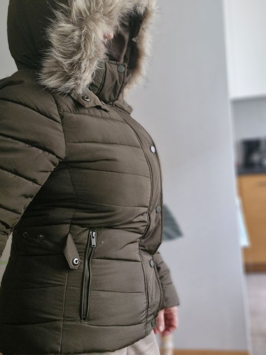 Kurtka ocieplana zielona