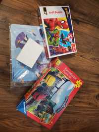 Puzzle całość spiderman ciuchciaki dory dinozaur