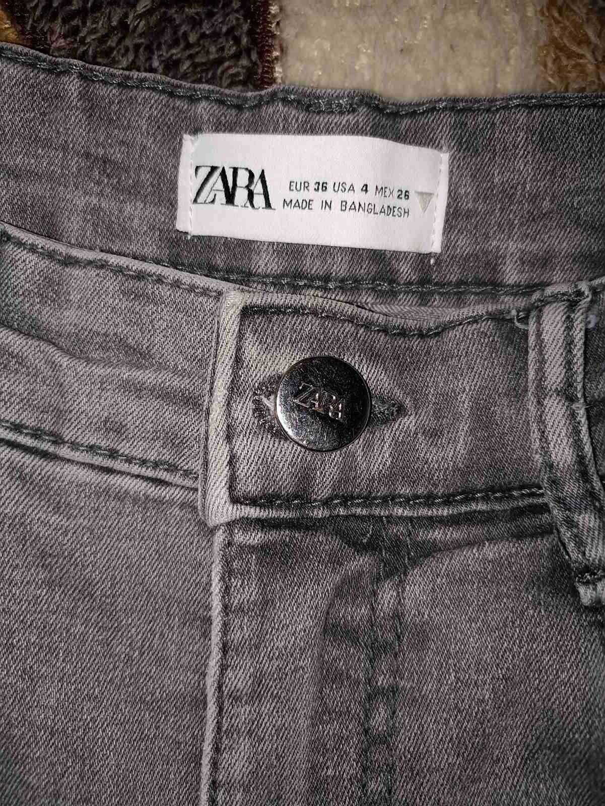 Джинси Zara сірого кольору