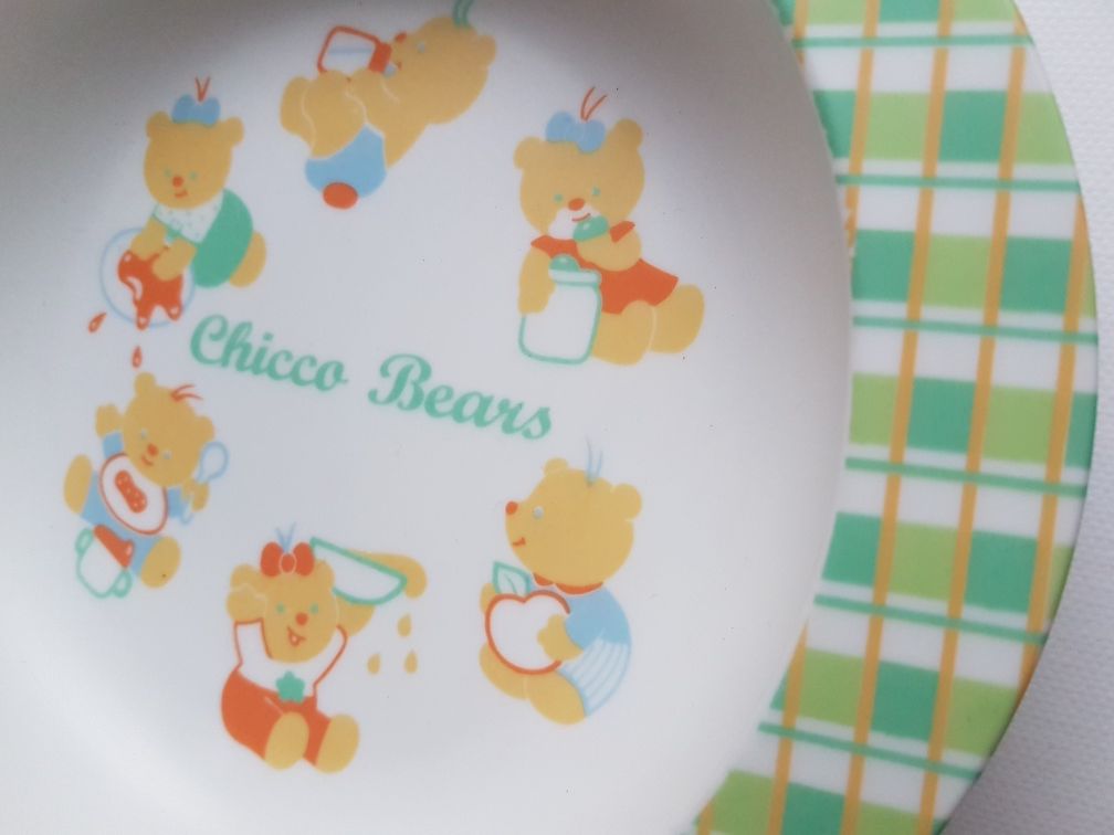 Chicco Conjunto de Pratos Bebé: Prato Raso e Prato Fundo