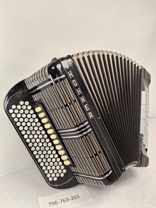 Akordeon Hohner Morino Artiste XN guzikowy 185 basów stan bdb!!!