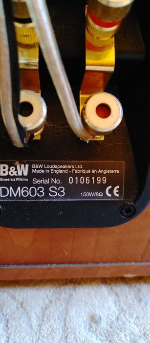 B&W DM603 S3 акустика 150w/8Hom bowers and wilkins