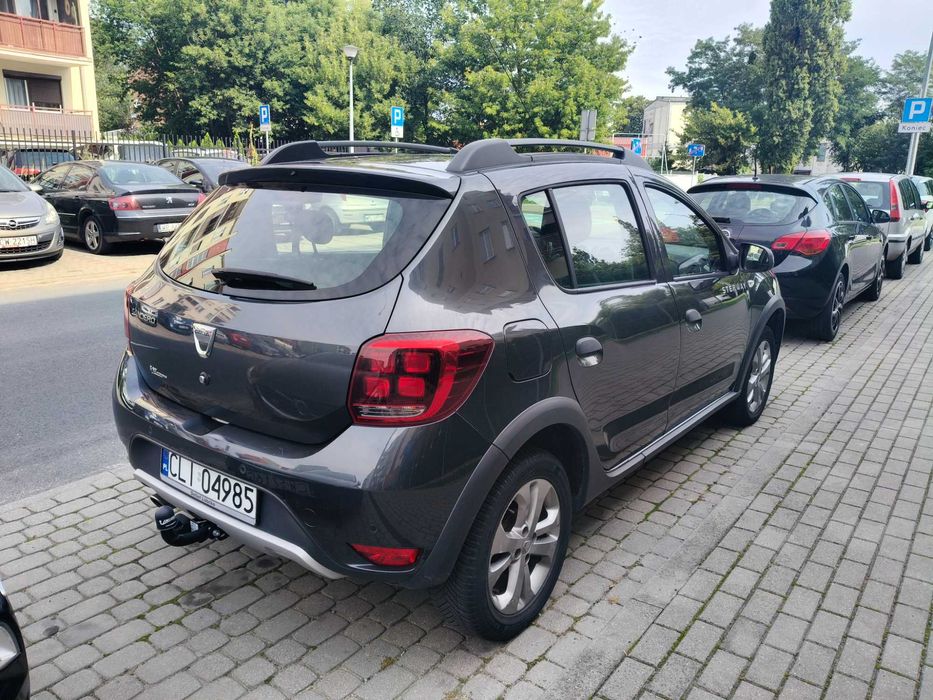 Dacia Sandero II stepway, 2018r. 1.5DCI, klima, nawigacja, alu, hak