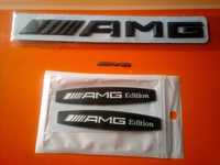 Kit 4 emblemas Mercedes  AMG