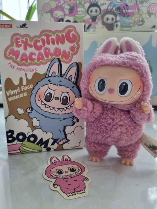 РОЗПРОДАЖ Лабубу Labubu Pop Mart The Monster Exciting Macaron оригінал