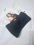 Opaska 100% merino nowa czarna merinosa damska
