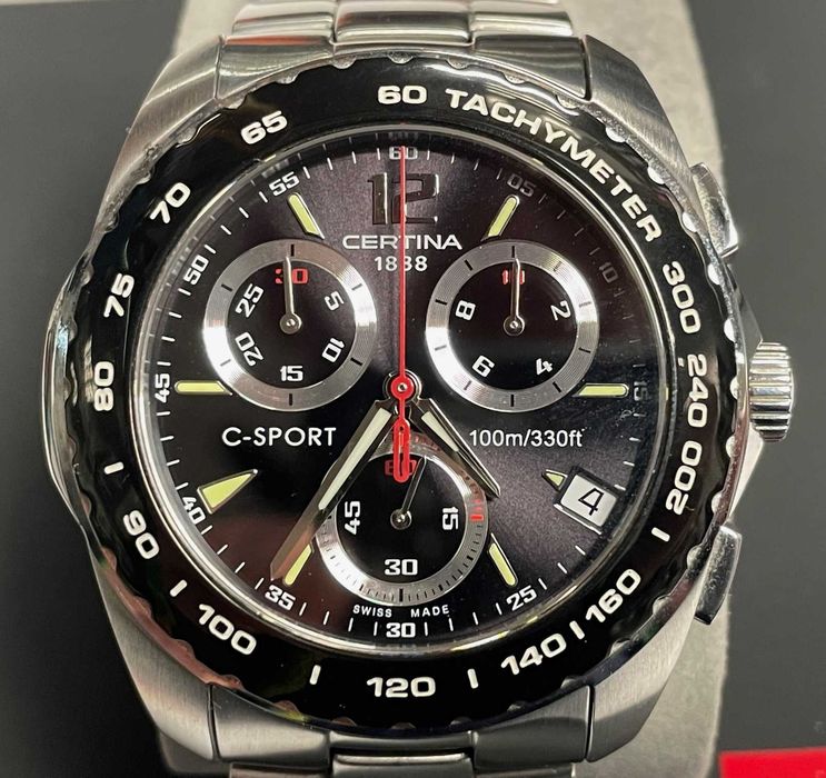 Certina 1888 C-Sport 536.7198.42.61 Tachymetr Szafirowe szkło