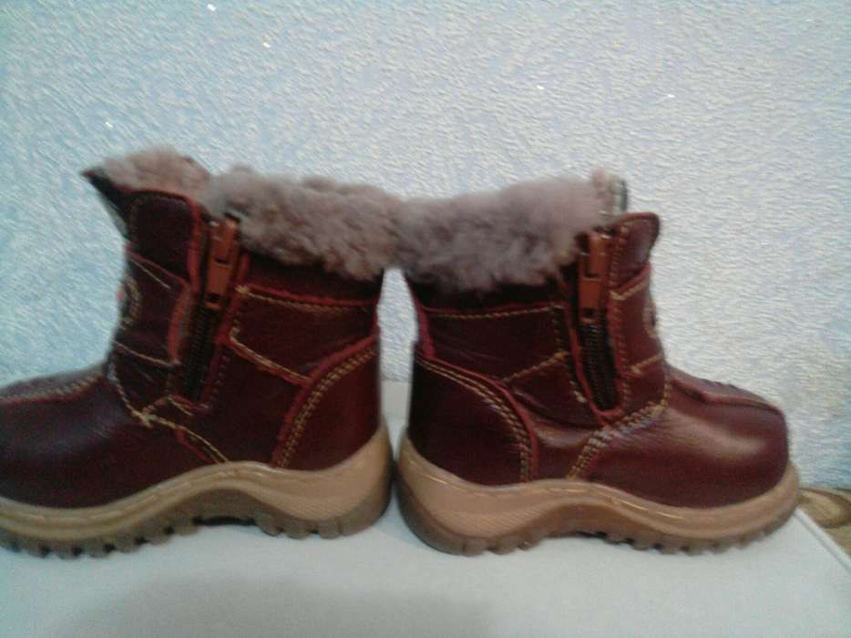 Сапоги, ботинки зимние из натур. кожи и натур. мех размер 21