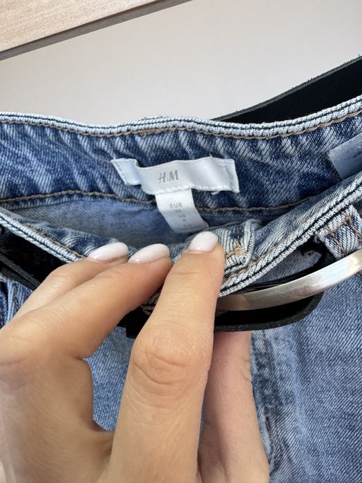 Штани джинси сині палаццо 36 S розмір жіночі