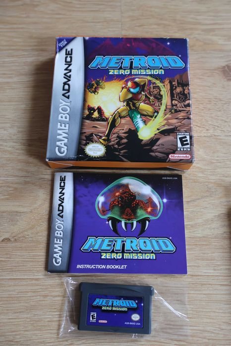 Gra GameBoy Game Boy Advance Metroid Zero Mission Komplet Idealny USA
