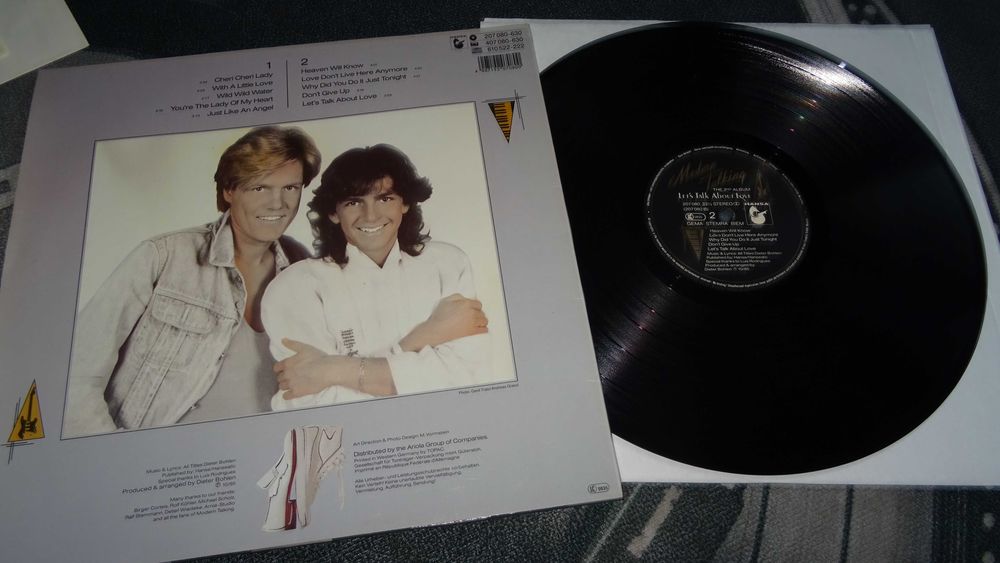 Winyl MODERN TALKING Let's Talk About Love 1985 Niemcy