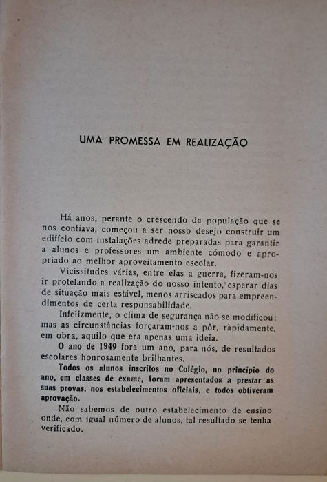 Caderno de apresentação e regulamento do Colégio Brotero-Foz Porto