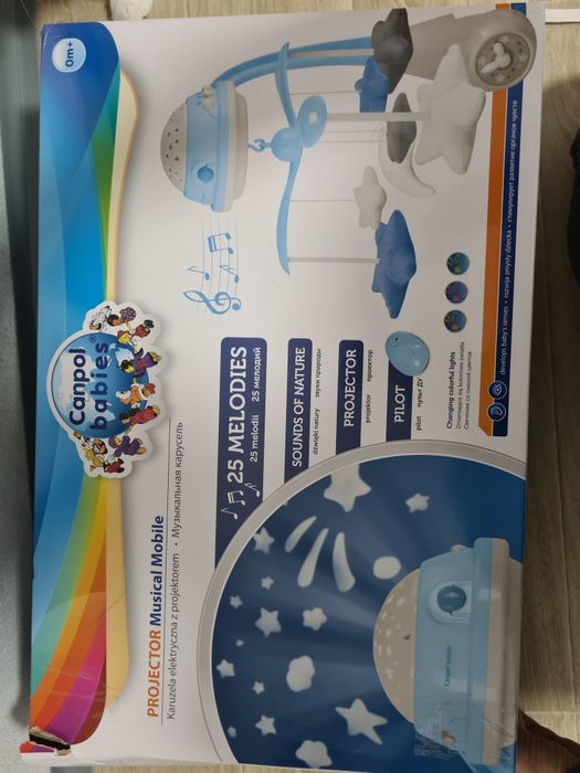 Мобіль музичний / карусель Canpol Babies з проєктором
