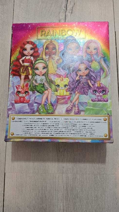 Rainbow High Violet Modna Lalka z Zestawem Slime i Zwierzątkiem 4 lat
