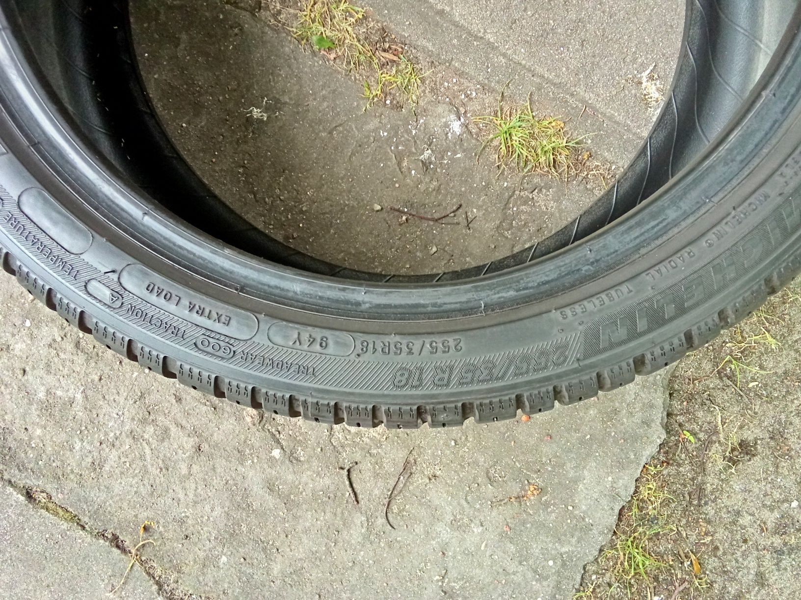 4szt NIE NAPRAWIANE 2x255/35R18 i 2x235/40R18, Michelin, 7mm bieżnika