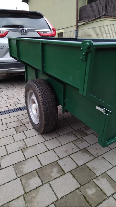 Przyczepka do qada,traktorka,jednoosiowa,motocyklowa,wywrotka