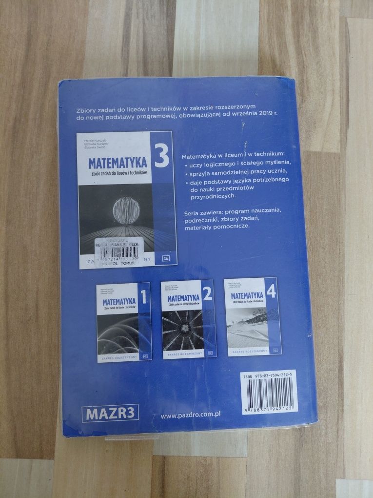 Zbiór zadań matematyka klasa 3 poziom rozszerzony