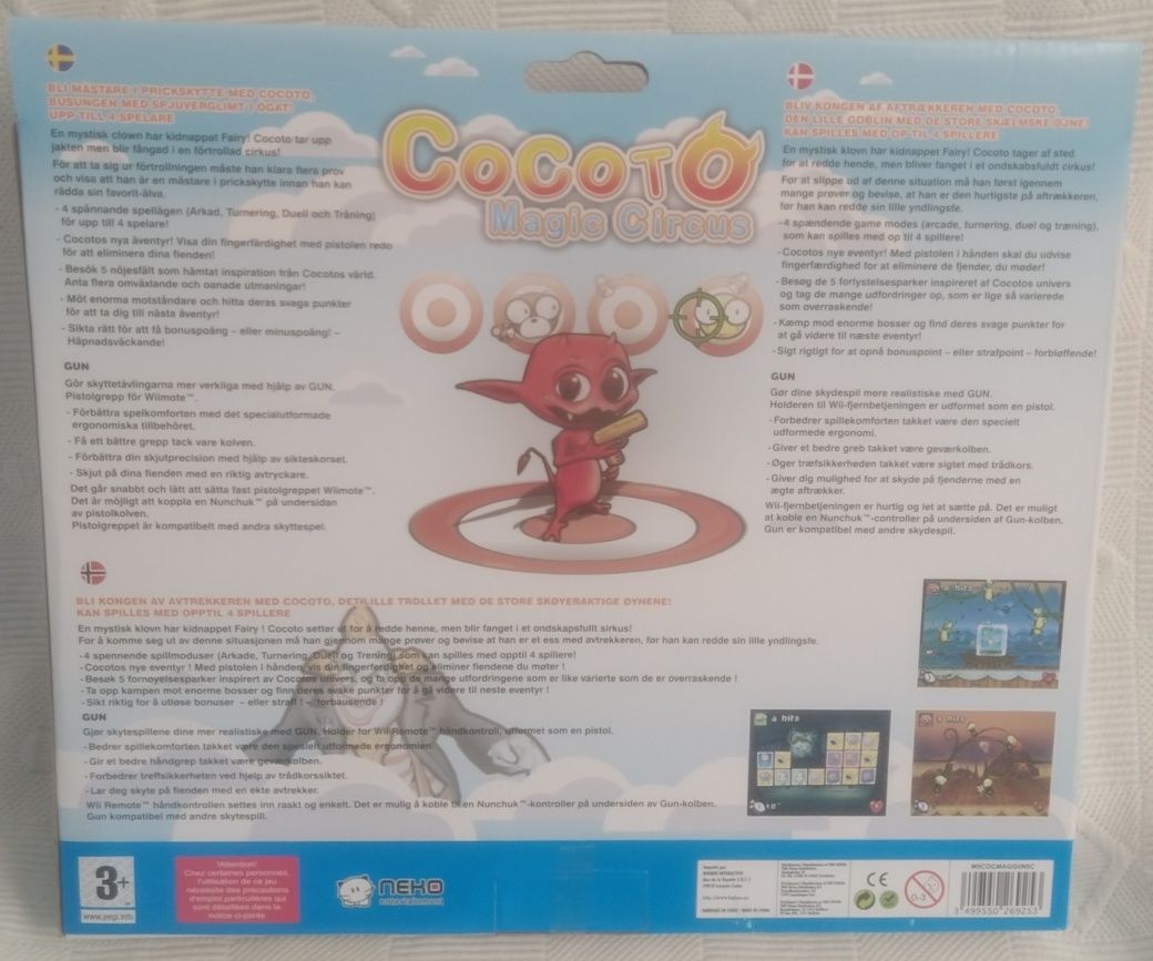 Conjunto Cocoto Magic Circus Nintendo Wii NOVO