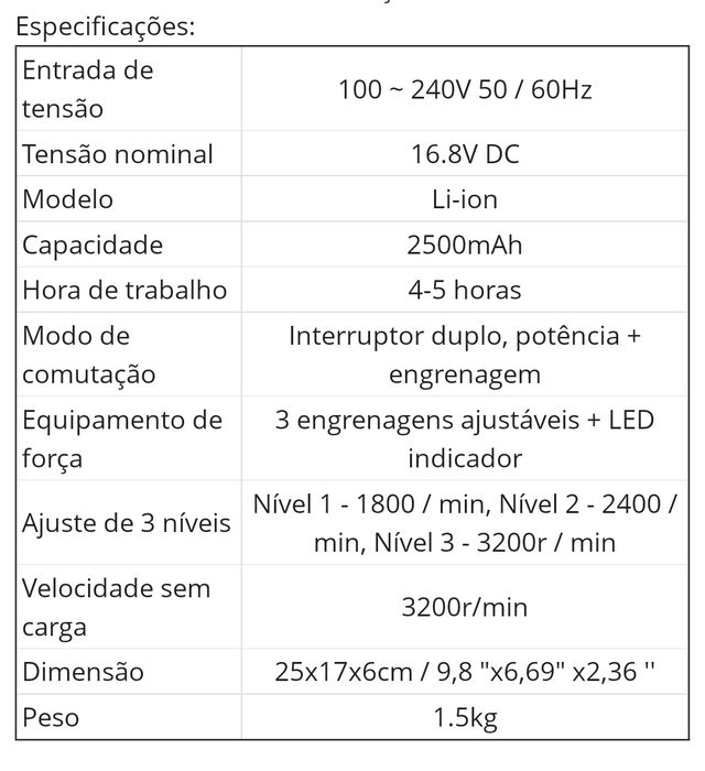 Pistola Massagem MassageGun Profissional 4 cabeças 2500mAh silenciador