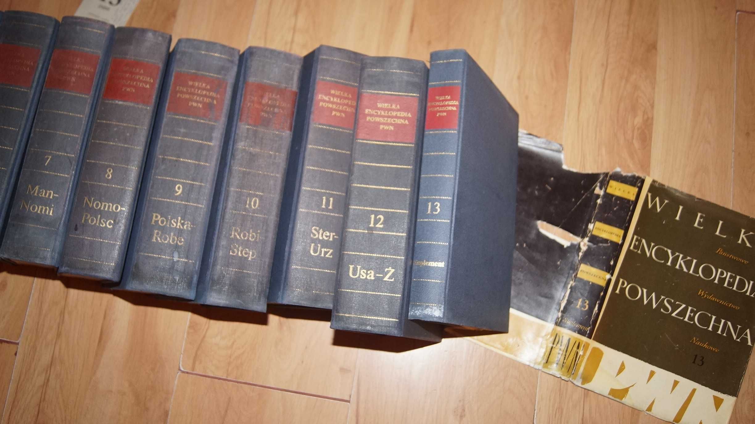Wielka Encyklopedia Powszechna PWN  1962r 12 tomów cena za całość