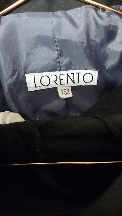 Garnitur chłopięcy 152 czarny LORENTO jak nowy