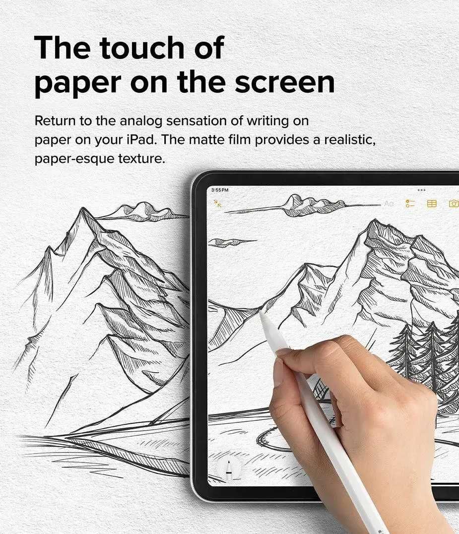 Защитная плёнка Ringke Paper Touch Soft 2-pack для iPad Pro 2024 Matte