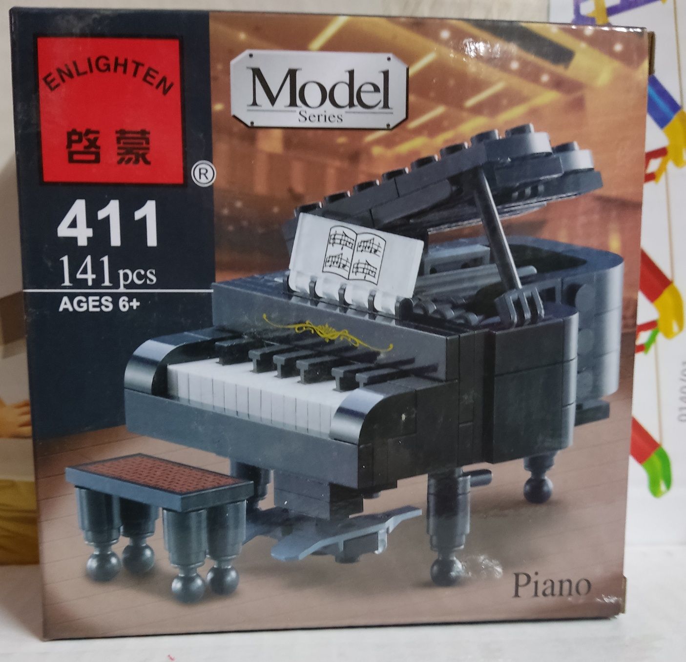 Конструктор Brick 411 Рояль Пианино  141 детали  лего