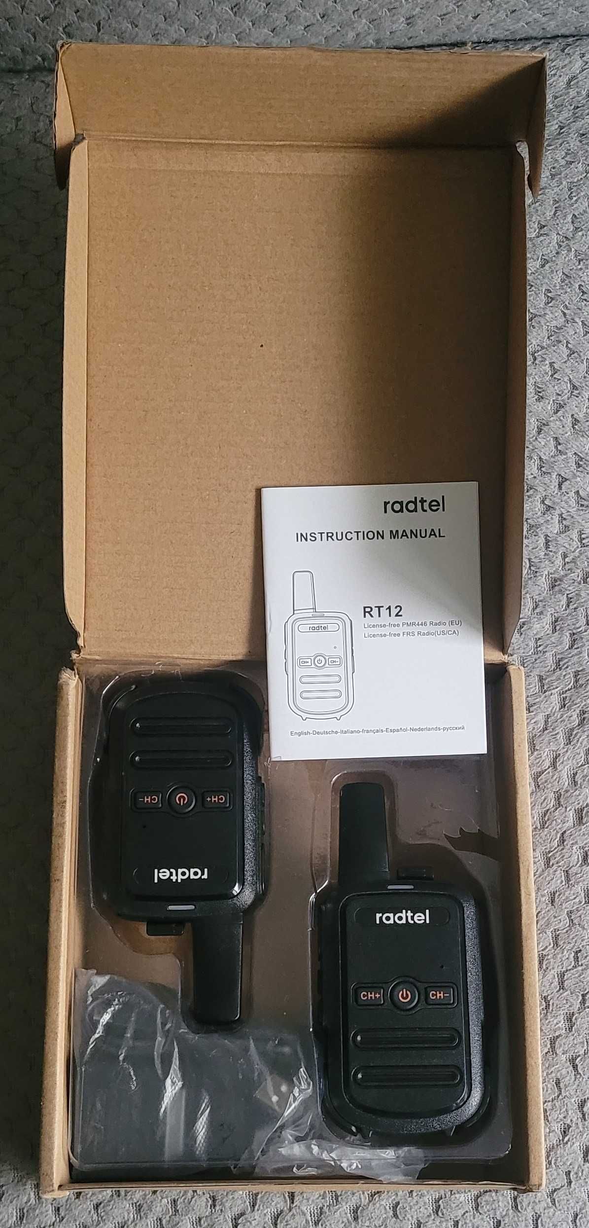 Radtel RT12 Walkie-Talkie Radio dwukierunkowe 16-kanałowe